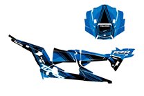 Kit adesivi compatibile con per POLARIS RZR XP 1000 TURBO S 4 DOORS 2019 - 2021 - MXPKAD14987