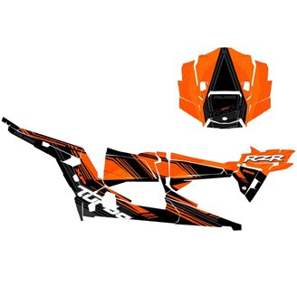 Sticker set compatible with per POLARIS RZR XP 1000 TURBO S 4 DOORS 2019 - 2021 - MXPKAD14987