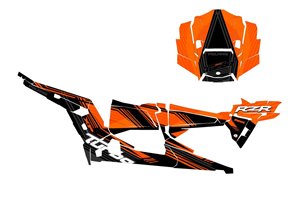 Kit Autocollants compatible avec per POLARIS RZR XP 1000 TURBO S 4 DOORS 2019 - 2021 - MXPKAD14987