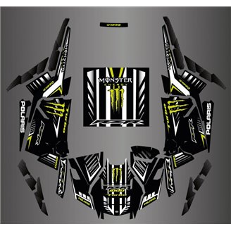 Kit adesivi compatibile con per POLARIS RZR XP 1000 TURBO S 2019 - MXPKAD14983