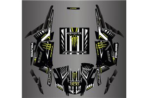 Kit adesivi compatibile con per POLARIS RZR XP 1000 TURBO S 2019 - MXPKAD14983