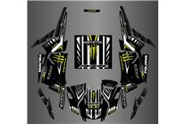 Kit Autocollants compatible avec per POLARIS RZR XP 1000 2019 - 2021 - MXPKAD14984