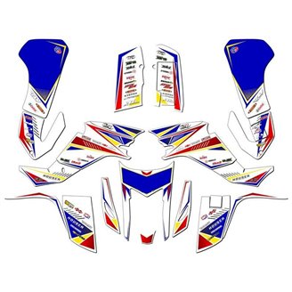 Sticker set compatible with per SUZUKI QUAD LTZ 400 KFX 400 2003 - 2008 - MXPKAD14989