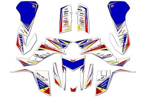 Kit adesivi compatibile con per SUZUKI QUAD LTZ 400 KFX 400 2003 - 2008 - MXPKAD14989