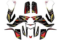 Aufkleber Satz kompatibel mit per SUZUKI QUAD LTZ 400 KFX 400 2003 - 2008 - MXPKAD14989