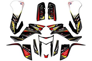 Kit de pegatinas compatible con per SUZUKI QUAD LTZ 400 KFX 400 2003 - 2008 - MXPKAD14989