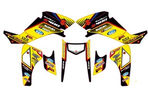 Sticker set compatible with per SUZUKI QUAD LTZ 400 KFX 400 2003 - 2008 - MXPKAD14989