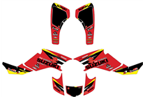 Kit Autocollants compatible avec per SUZUKI QUAD LTZ 400 KFX 400 2003 - 2008 - MXPKAD14989