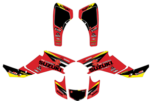 Kit de pegatinas compatible con per SUZUKI QUAD LTZ 400 KFX 400 2003 - 2008 - MXPKAD14989