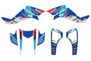 Kit adesivi compatibile con per SUZUKI QUAD LTZ 400 KFX 400 2003 - 2008 - MXPKAD14989
