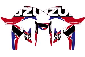 Kit de pegatinas compatible con per SUZUKI QUAD LTZ 400 KFX 400 2003 - 2008 - MXPKAD14989