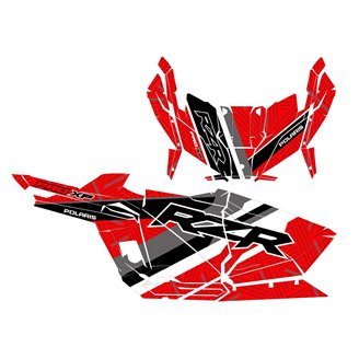 Kit Autocollants compatible avec per POLARIS RZR PRO XP 4 DOORS 2020 - 2022 - MXPKAD14986