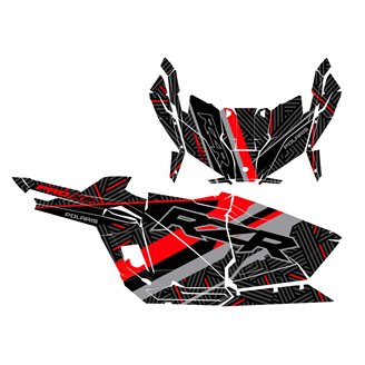 Kit Autocollants compatible avec per POLARIS RZR PRO XP 4 DOORS 2020 - 2022 - MXPKAD14986