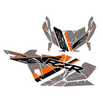 Kit Autocollants compatible avec per POLARIS RZR PRO XP 4 DOORS 2020 - 2022 - MXPKAD14986