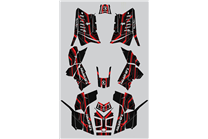 Kit adesivi compatibile con per POLARIS SCRAMBLER 850-1000 2013 - 2021 - MXPKAD14988