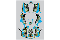 Kit Autocollants compatible avec per POLARIS SCRAMBLER 850-1000 2013 - 2021 - MXPKAD14988