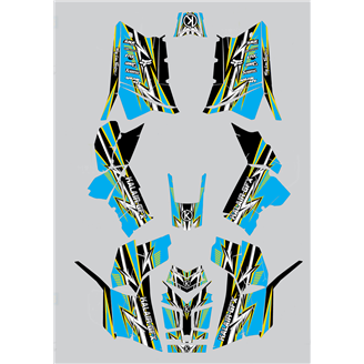 Kit de pegatinas compatible con per POLARIS SCRAMBLER 850-1000 2013 - 2021 - MXPKAD14988