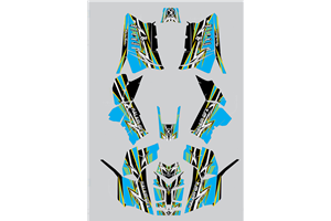 Kit de pegatinas compatible con per POLARIS SCRAMBLER 850-1000 2013 - 2021 - MXPKAD14988