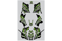 Kit adesivi compatibile con per POLARIS SCRAMBLER 850-1000 2013 - 2021 - MXPKAD14988