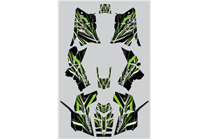 Kit Autocollants compatible avec per POLARIS SCRAMBLER 850-1000 2013 - 2021 - MXPKAD14988