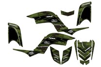 Kit Autocollants compatible avec per YAMAHA QUAD BLASTER YFS 200 1988 - 2006 - MXPKAD14990