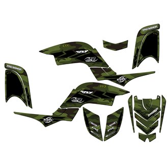Kit adesivi compatibile con per YAMAHA QUAD BLASTER YFS 200 1988 - 2006 - MXPKAD14990