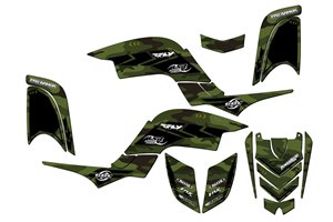 Sticker set compatible with per YAMAHA QUAD BLASTER YFS 200 1988 - 2006 - MXPKAD14990