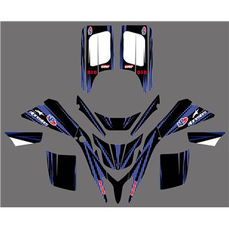 Sticker set compatible with per YAMAHA QUAD BLASTER YFS 200 1988 - 2006 - MXPKAD14990