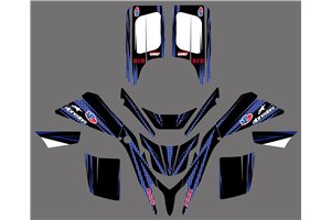 Aufkleber Satz kompatibel mit per YAMAHA QUAD BLASTER YFS 200 1988 - 2006 - MXPKAD14990