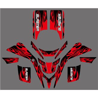 Kit adesivi compatibile con per YAMAHA QUAD BLASTER YFS 200 1988 - 2006 - MXPKAD14990