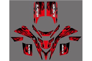 Sticker set compatible with per YAMAHA QUAD BLASTER YFS 200 1988 - 2006 - MXPKAD14990