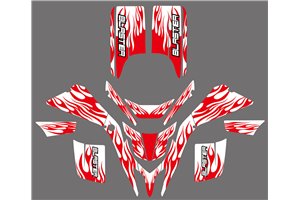 Sticker set compatible with per YAMAHA QUAD BLASTER YFS 200 1988 - 2006 - MXPKAD14990
