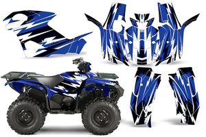 Aufkleber Satz kompatibel mit per YAMAHA QUAD GRIZZLY 700 2016 - 2020 - MXPKAD14996