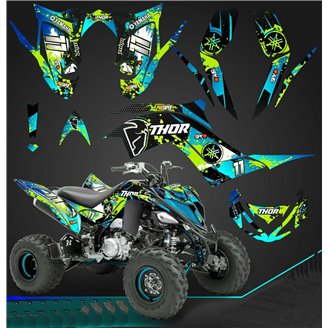 Kit adesivi compatibile con per YAMAHA QUAD RAPTOR 700 2013 - 2021 - MXPKAD14993
