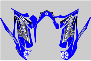 Kit Autocollants compatible avec per YAMAHA QUAD RAPTOR 700 2013 - 2021 - MXPKAD14993