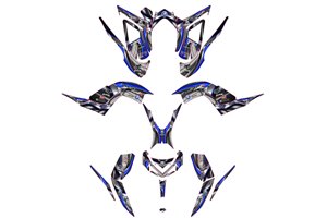 Kit Autocollants compatible avec per YAMAHA QUAD RAPTOR 700 2013 - 2021 - MXPKAD14993