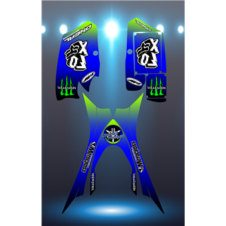 Kit adesivi compatibile con per YAMAHA QUAD RAPTOR 700 2013 - 2021 - MXPKAD14993