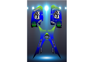 Kit adesivi compatibile con per YAMAHA QUAD RAPTOR 700 2013 - 2021 - MXPKAD14993