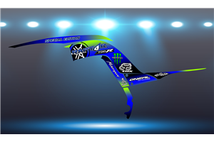 Kit adesivi compatibile con per YAMAHA QUAD RAPTOR 700 2013 - 2021 - MXPKAD14993