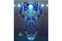 Kit Autocollants compatible avec per YAMAHA QUAD RAPTOR 700 2013 - 2021 - MXPKAD14993