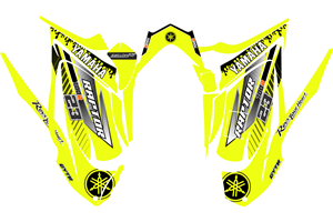 Aufkleber Satz kompatibel mit per YAMAHA QUAD RAPTOR 700 2013 - 2021 - MXPKAD14993