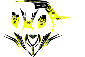 Kit adesivi compatibile con per YAMAHA QUAD RAPTOR 700 2013 - 2021 - MXPKAD14993