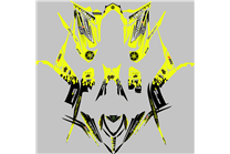 Sticker set compatible with per YAMAHA QUAD RAPTOR 700 2013 - 2021 - MXPKAD14993