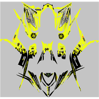 Kit Autocollants compatible avec per YAMAHA QUAD RAPTOR 700 2013 - 2021 - MXPKAD14993