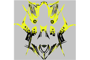 Aufkleber Satz kompatibel mit per YAMAHA QUAD RAPTOR 700 2013 - 2021 - MXPKAD14993