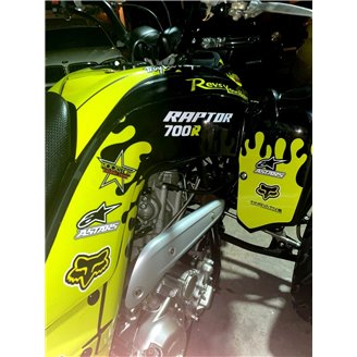 Kit adesivi compatibile con per YAMAHA QUAD RAPTOR 700 2013 - 2021 - MXPKAD14993