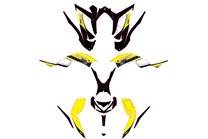 Kit Autocollants compatible avec per YAMAHA QUAD RAPTOR 700 2013 - 2021 - MXPKAD14993
