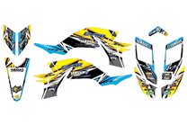 Kit Autocollants compatible avec per YAMAHA QUAD YFZ 450 2003 - 2008 - MXPKAD14994