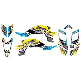 Kit Autocollants compatible avec per YAMAHA QUAD YFZ 450 2003 - 2008 - MXPKAD14994