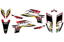 Sticker set compatible with per YAMAHA QUAD YFZ 450 2003 - 2008 - MXPKAD14994